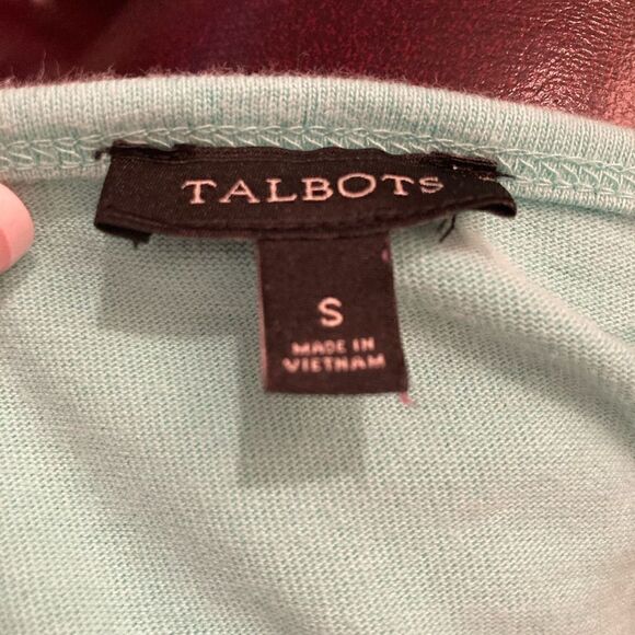 TALBOTS LONG SLEEVE TOP - SZ S - Picture 5 of 5